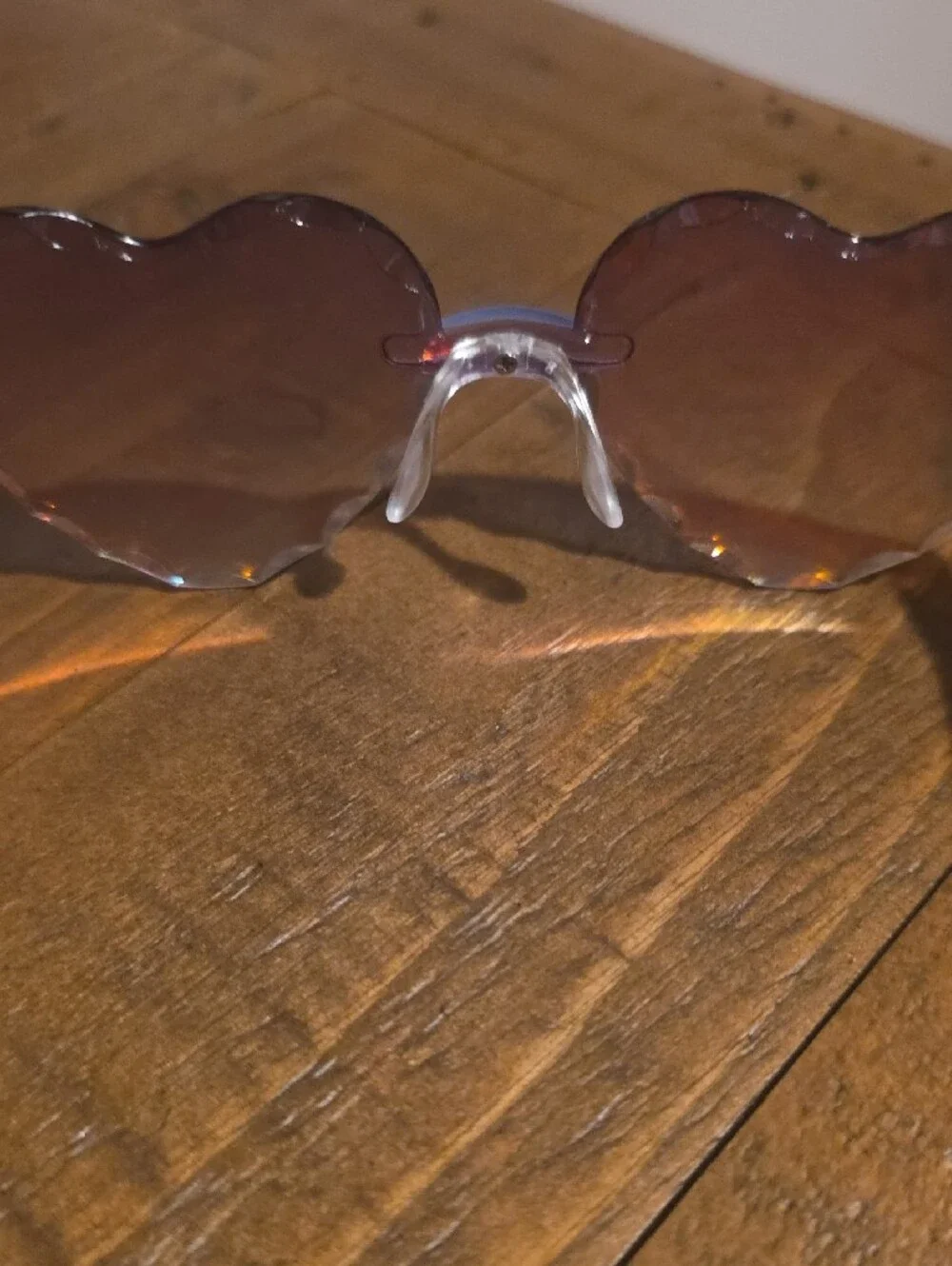 Girl's Heart-Shaped Gradient Sunglasses